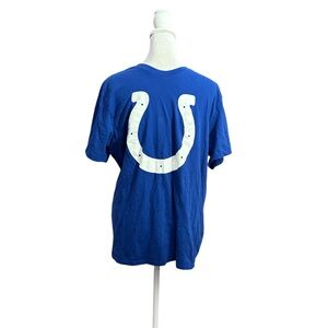 OTS Blue Indianapolis Colts Football Logo Graphic Men's Short Sleeve Tee Size M